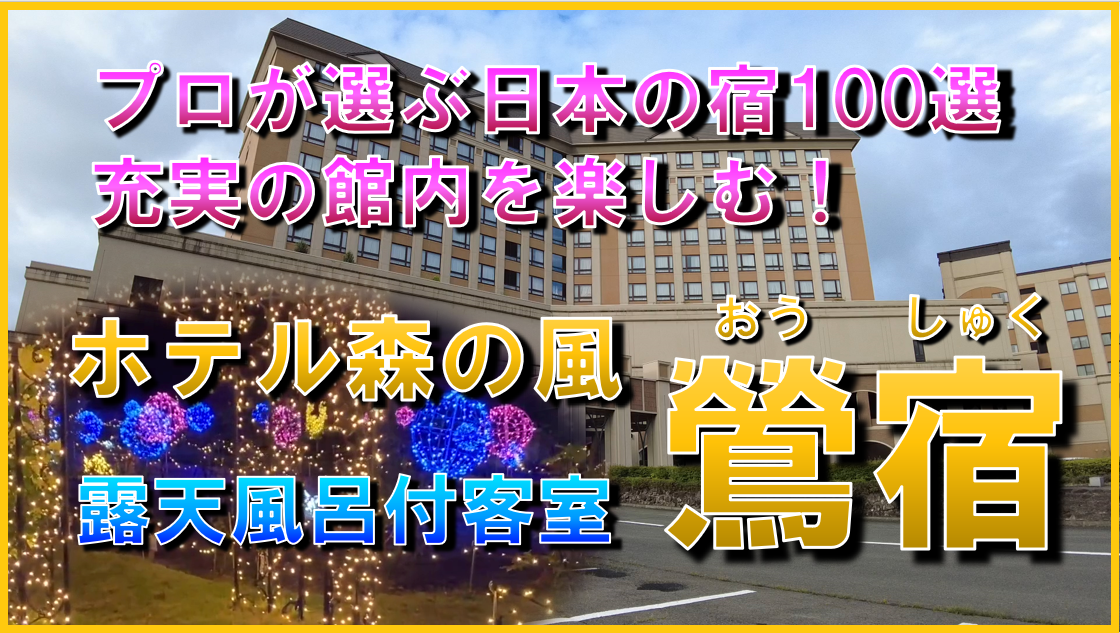 詳細解説ブログ】岩手県 鶯宿温泉♨️ホテル森の風鶯宿 露天風呂付客室 宿泊記｜温泉ホテル旅を楽しむ！